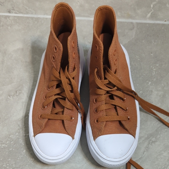 Converse Platform Sneakers - Burnt Orange - Picture 4 of 7